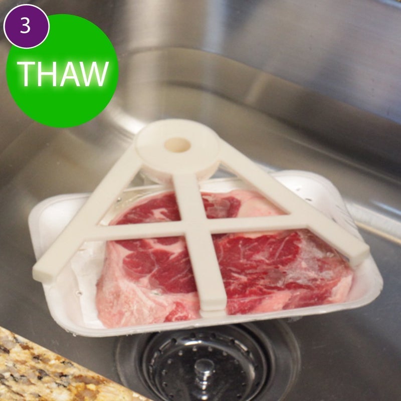 Thaw Claw Helps thaw frozen meat 7X Faster & 100% Safer - Thaws in minutes instead of hours - Your favorite new kitchen gadget! - Image 5